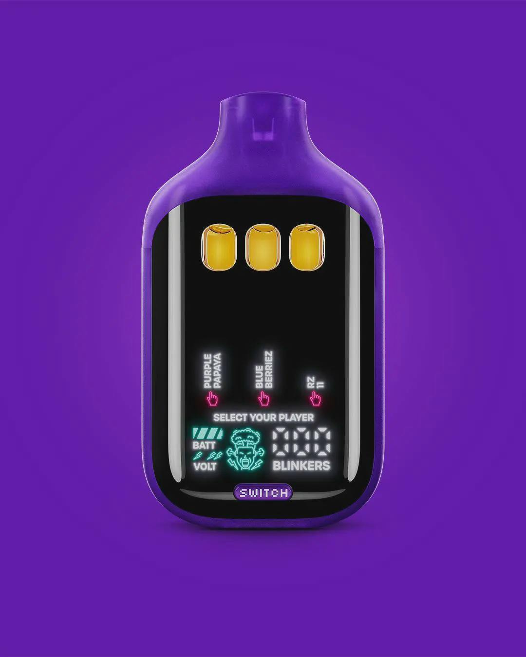 “PURPLE PAPAYA” (INDICA) × “BLUE BERRIEZ” (HYBRID) × “RZ-11” (INDICA) | Disposable Vape | 2g cannabis product