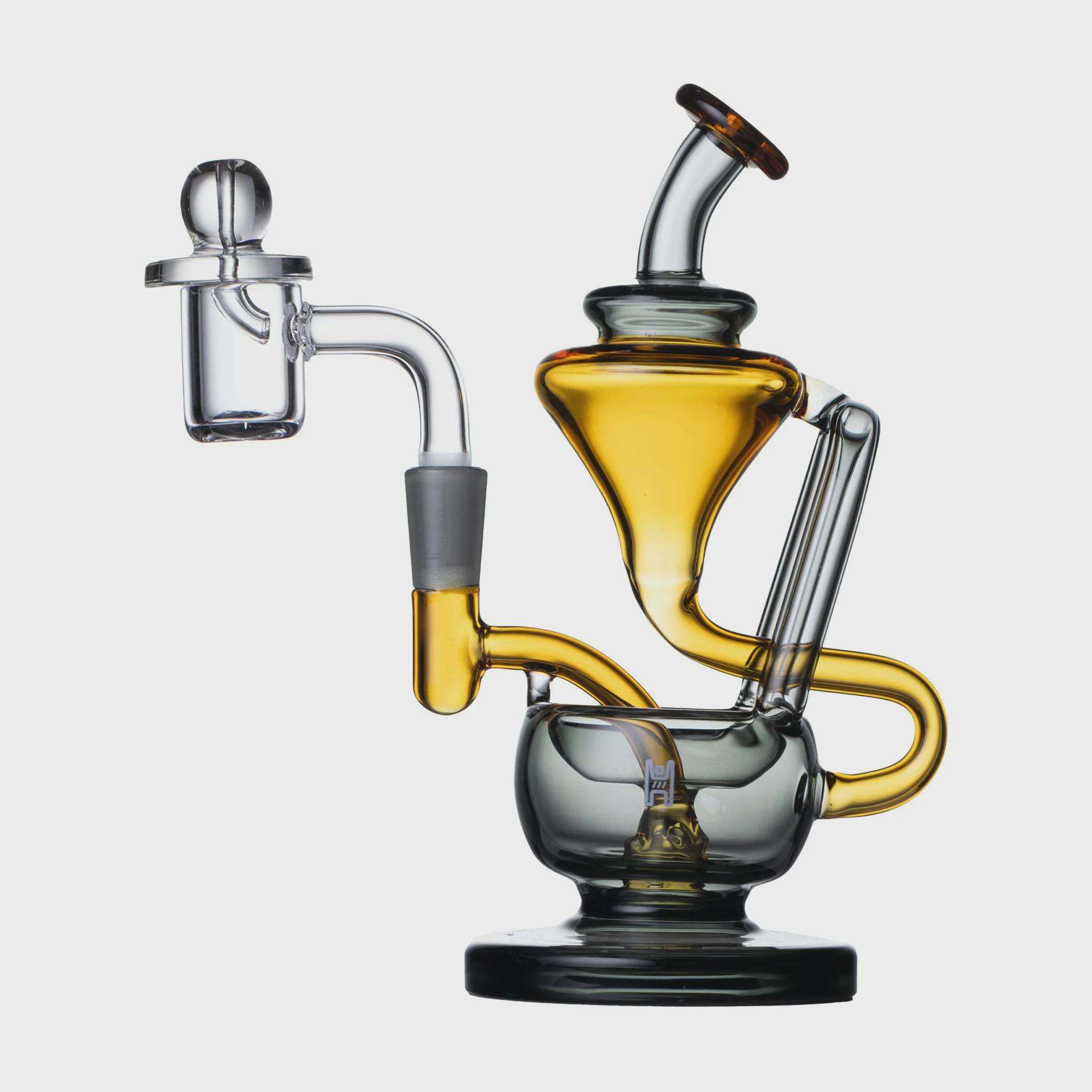 5 Recycler Rig Smoke / Yellow