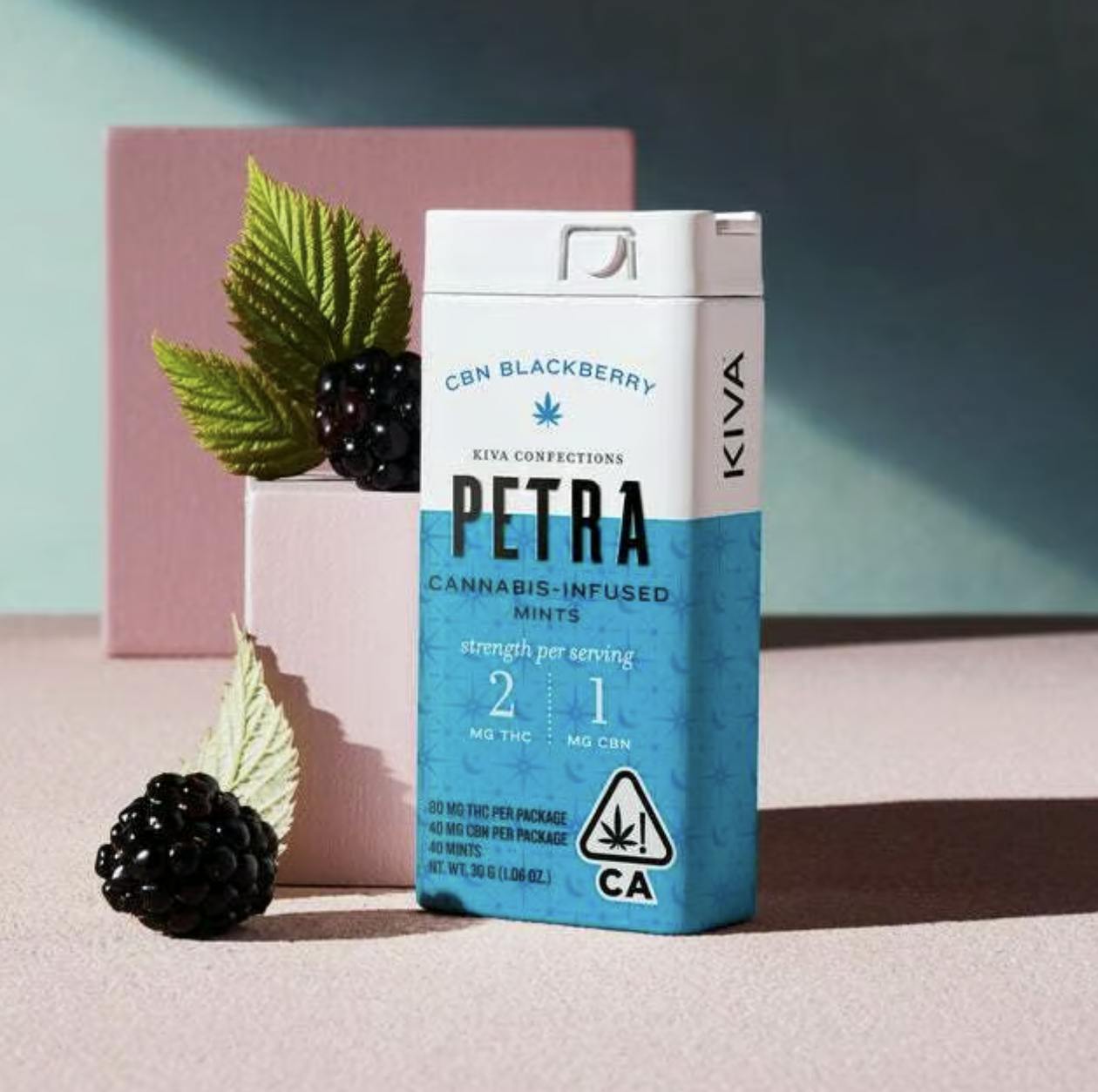 BLACKBERRY PETRA MINTS — BLACKBERRY PETRA MINTS 2:1 CBN 80MG