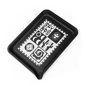 HEMP ROLLING TRAY (RATTLER BLACK)