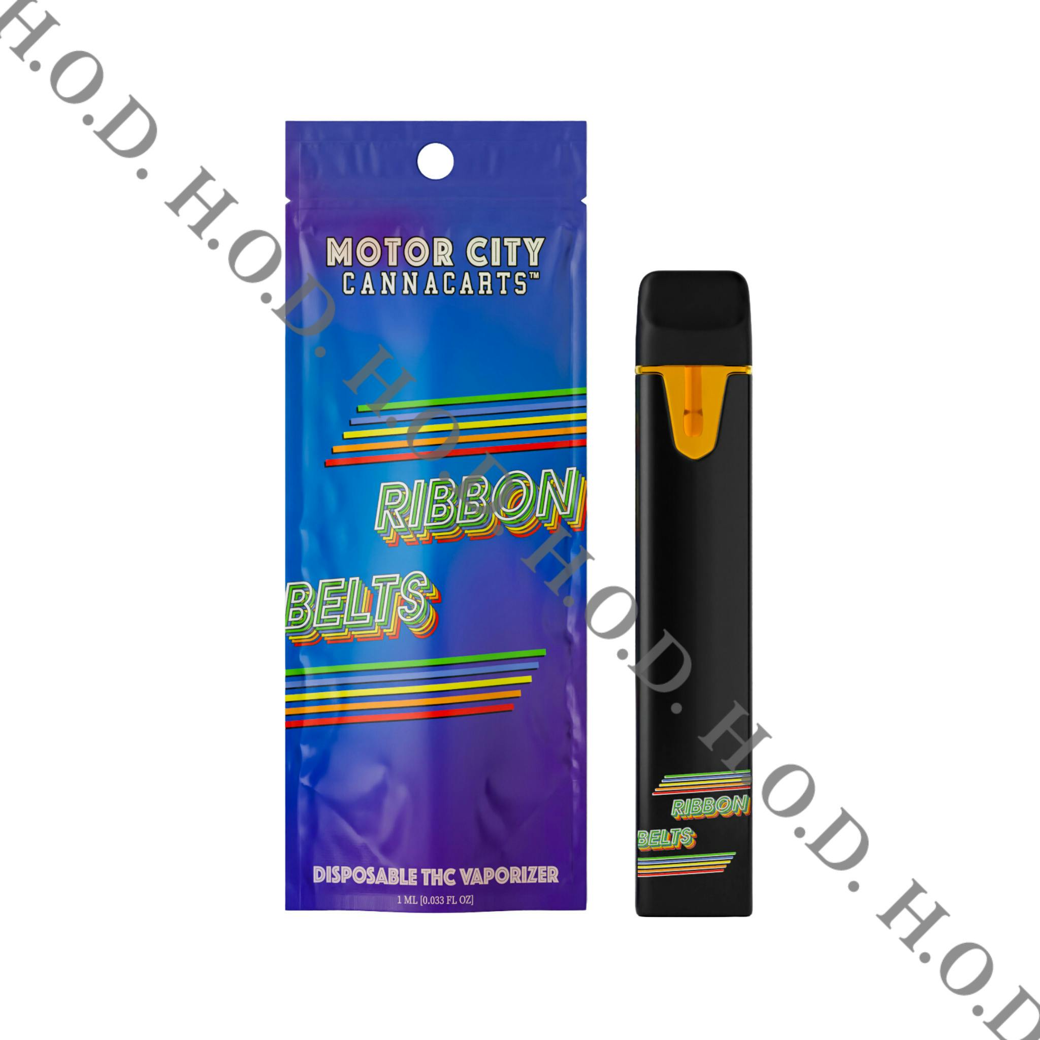 Motor City Cannacarts Ribbon Belts Disposable