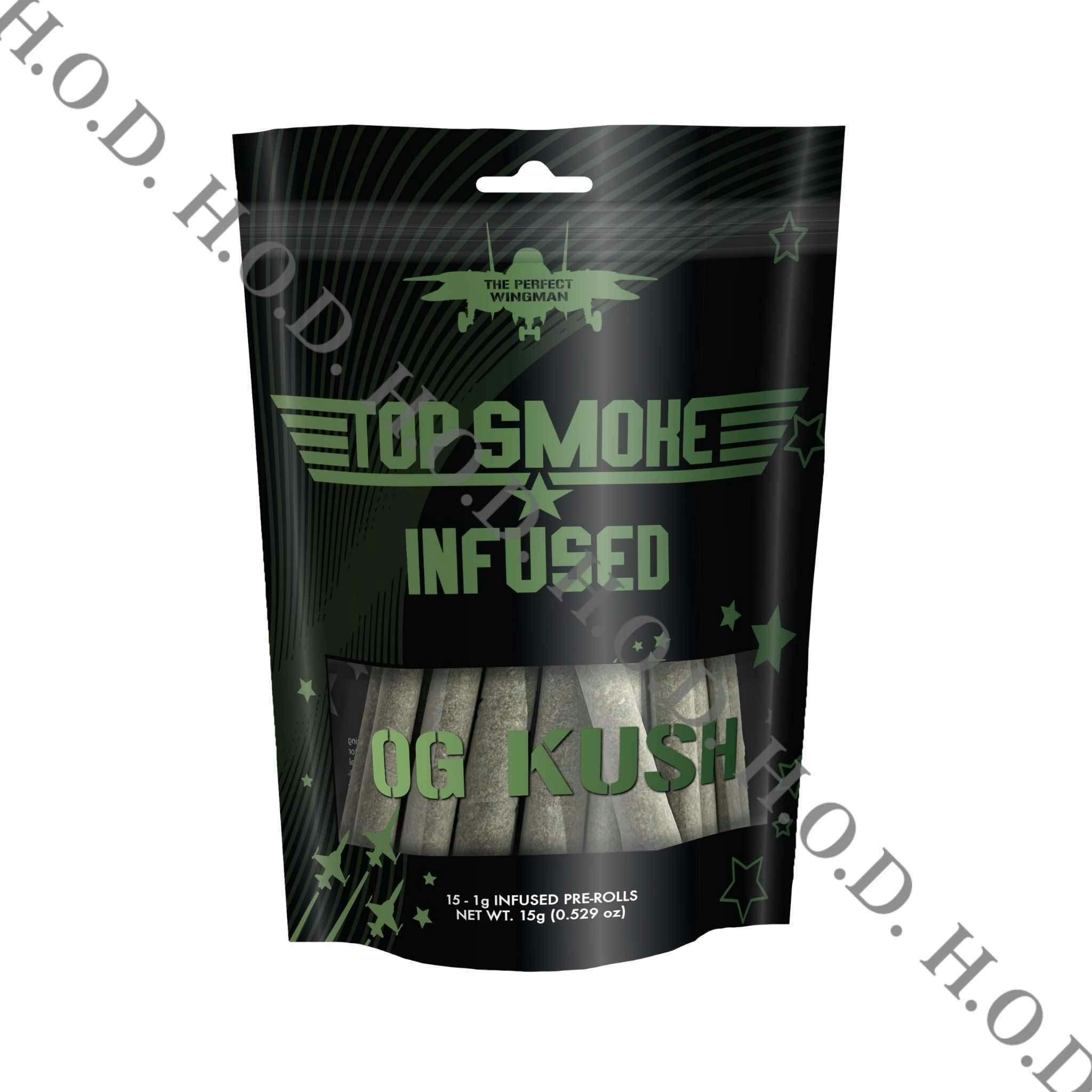 Top Smoke OG Kush Infused Pre-Roll 1g 15 Pack