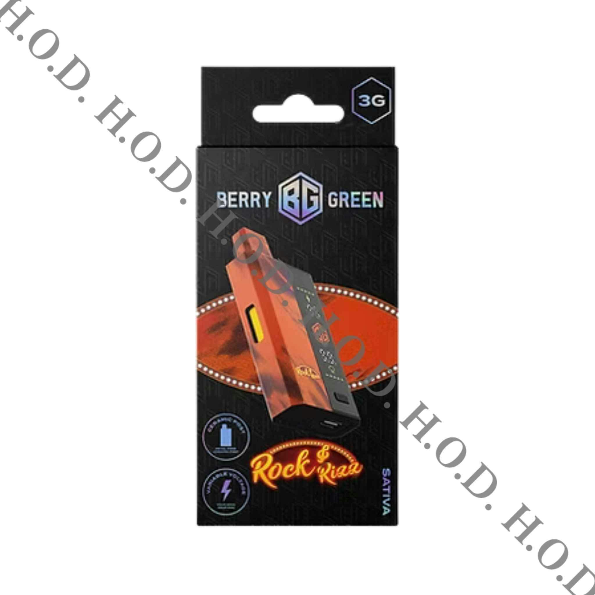 Berry Green Rock & Rizz Disposable