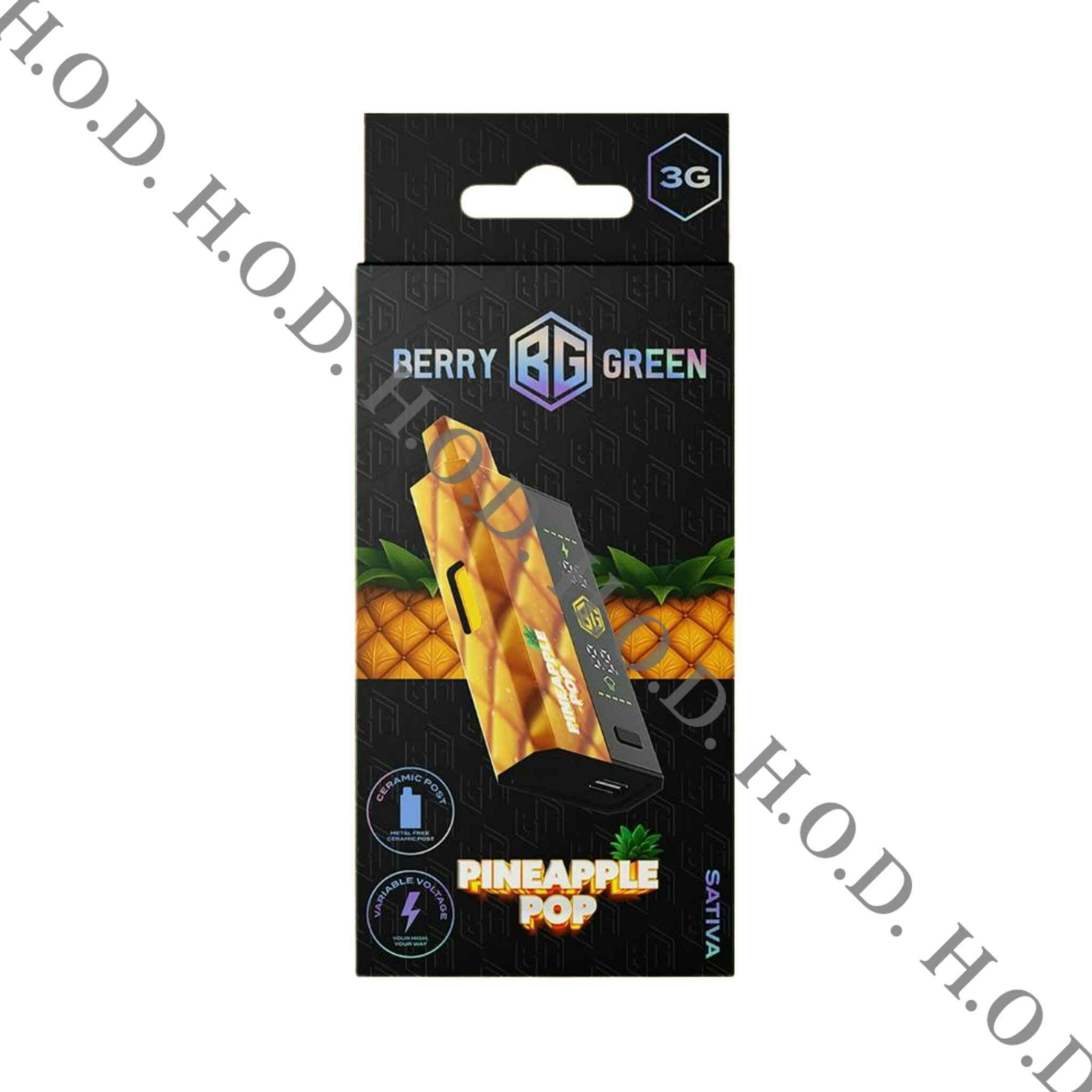 Berry Green Pineapple Pop Disposable