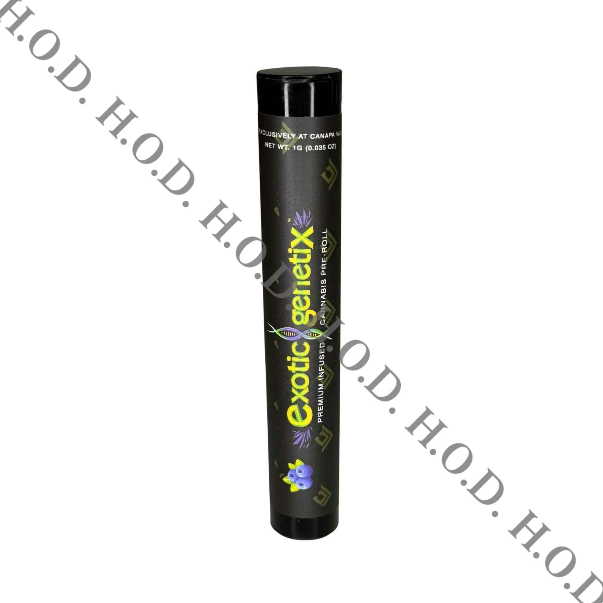 Exotic Genetix Blueberry Gary Infused Pre-Roll