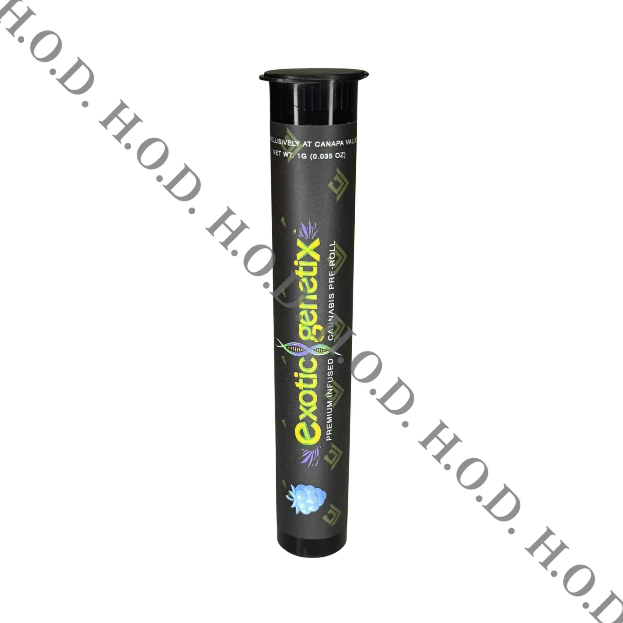 Exotic Genetix Blue Razz Infused Pre-Roll