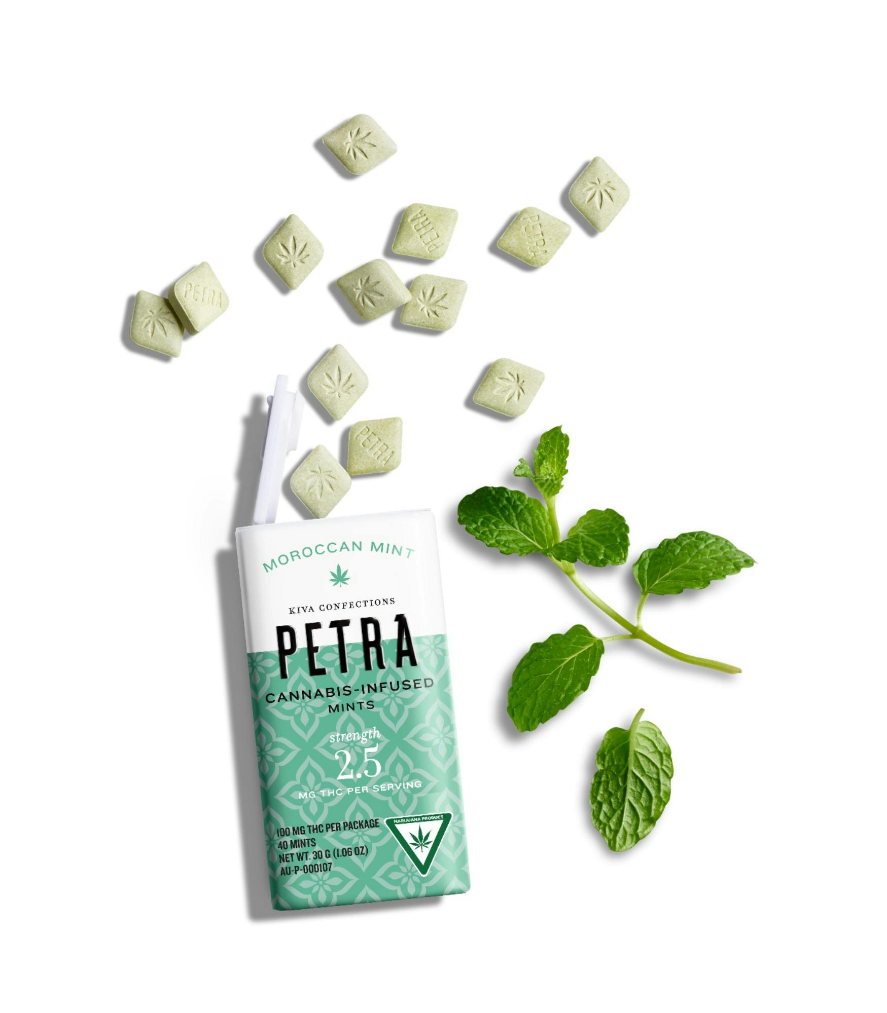 Petra - Moroccan Mint - 100mg Mints