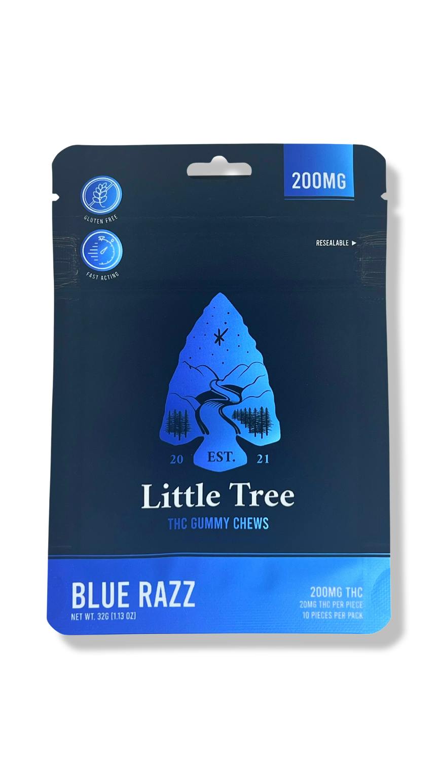 Little Tree - Blue Razz(Indica) - 200mg Gummies
