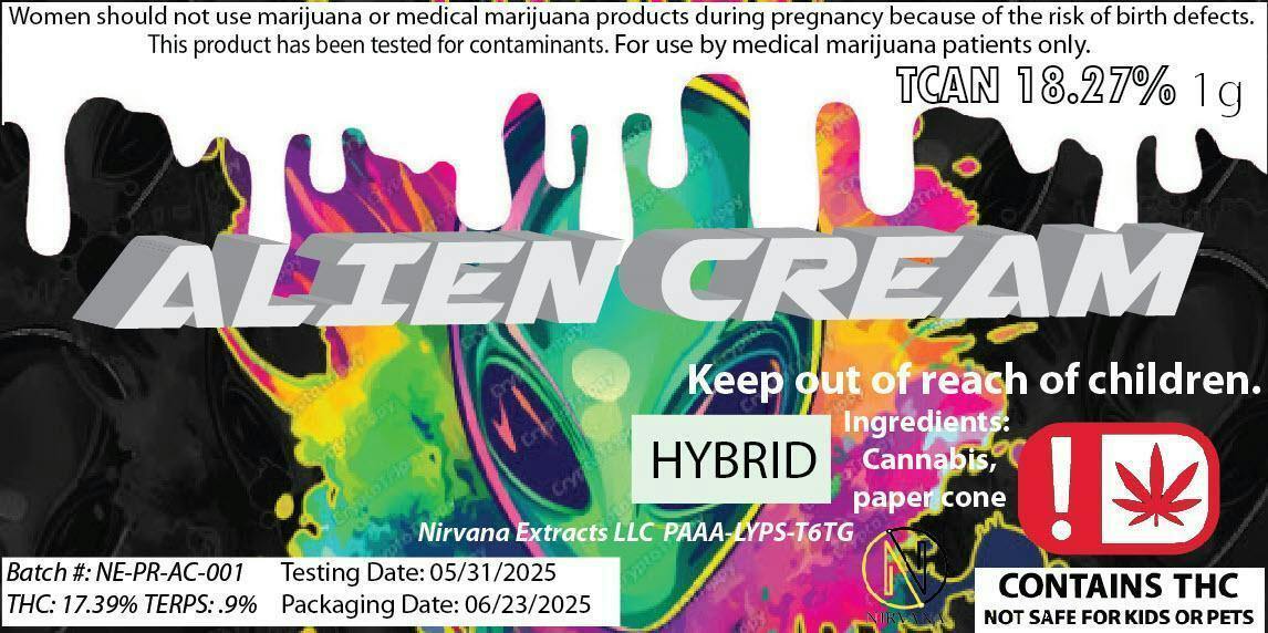 Nirvana Alien Cream