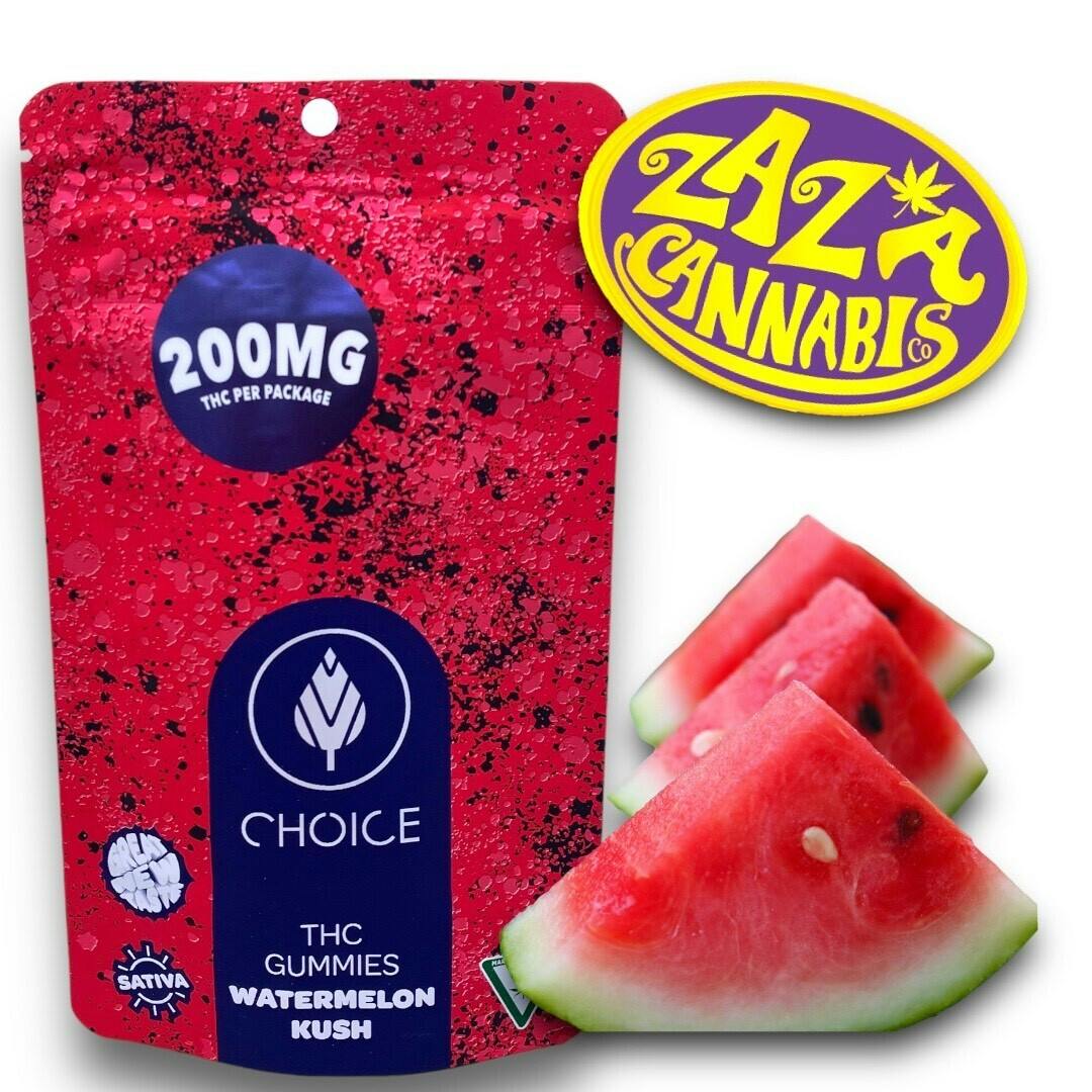 CHOICE - WATERMELON KUSH GUMMIES - 200 MG