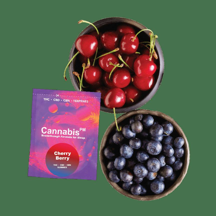 CANNABIS PM - CHERRY BERRY - 50 MG THC:CBD:CBN