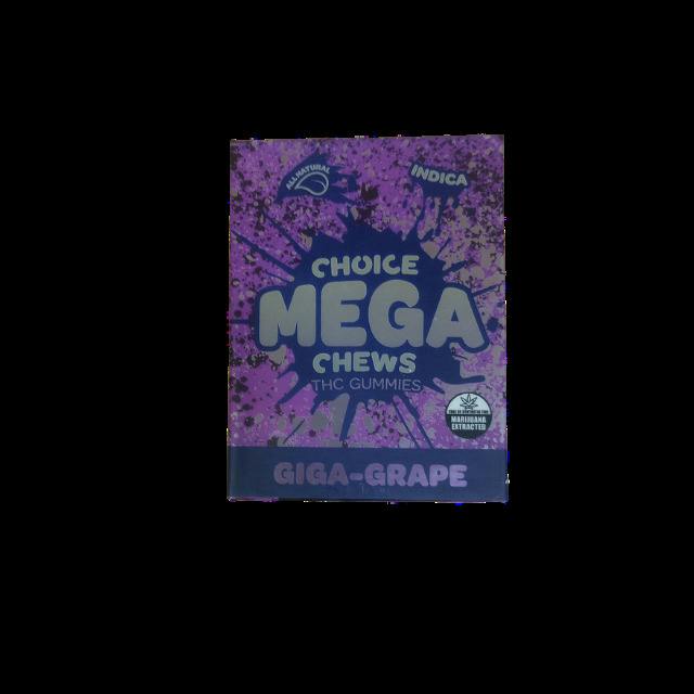 Choice- Giga Grape Mega Chews 200mg (2x100mg)