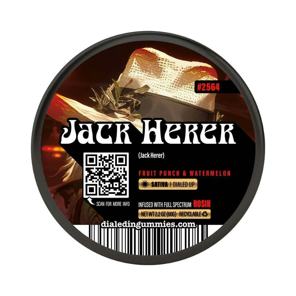 100mg - Jack Herer #2564 - Rosin Gummies (10pk)