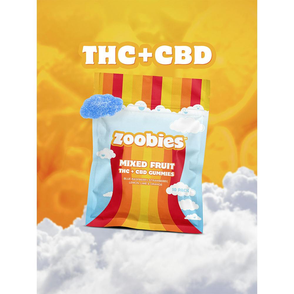1:1 Mixed Fruit - Indica [10pk] (100mg CBD/100mg THC)