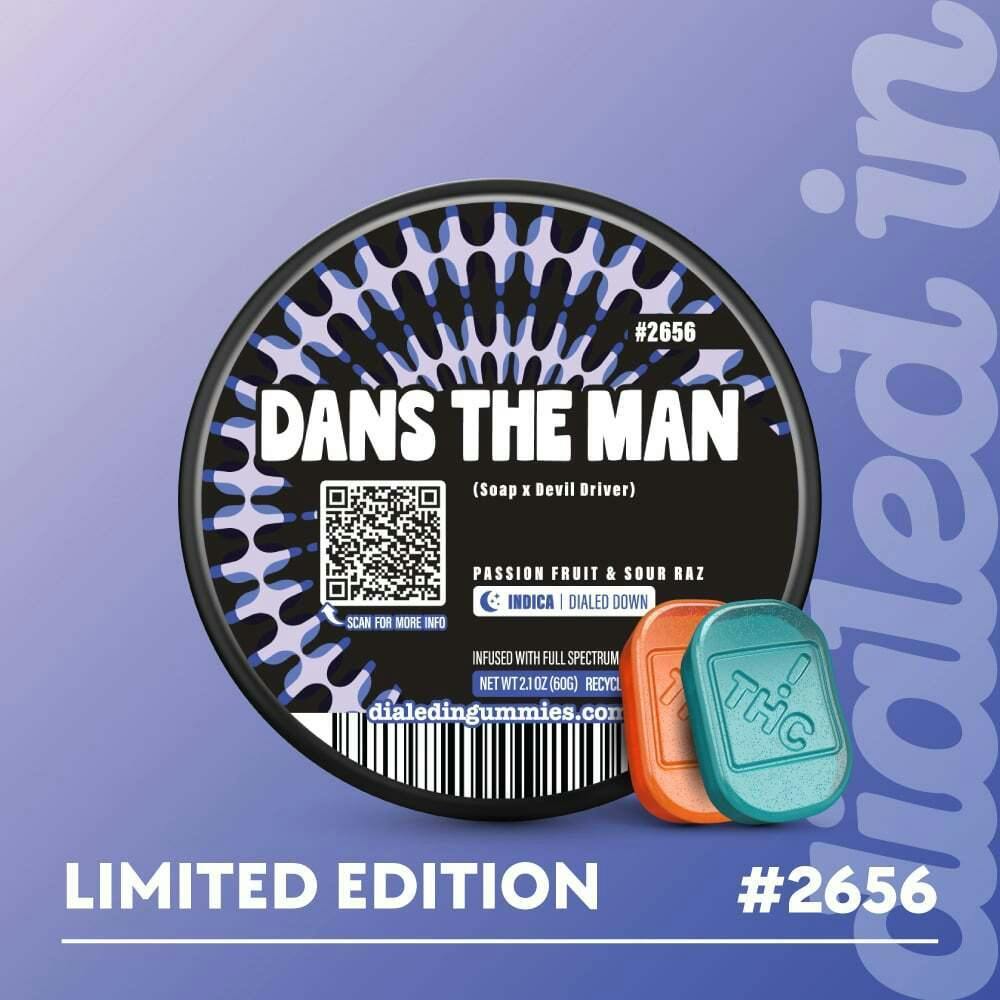 100mg - Dan's the Man #2656 - Rosin Gummies (10pk)