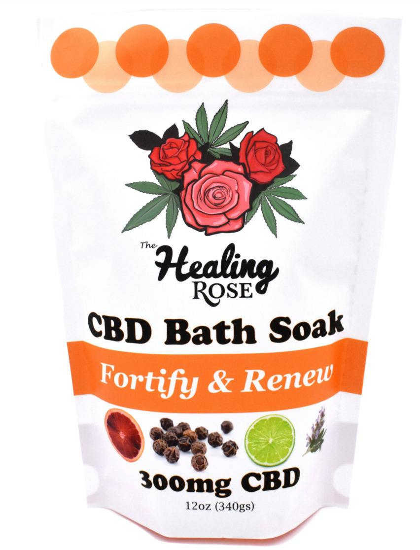 The Healing Rose - Bath Soak - Fortify & Renew at The Green Lady Dispensary