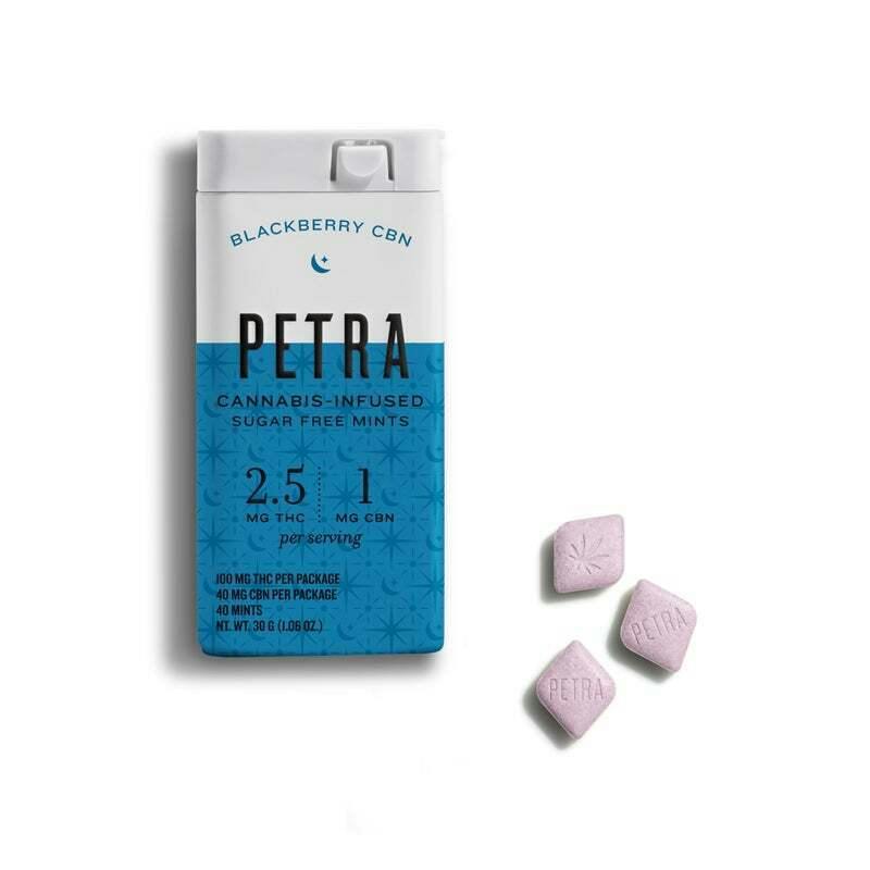 Mints - Blackberry 2.5:1 - 100mg THC, 40mg CBN - 40pk
