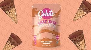 Gelato Last Bites Waffle Cones 200mg Milk Chocolate Caramel