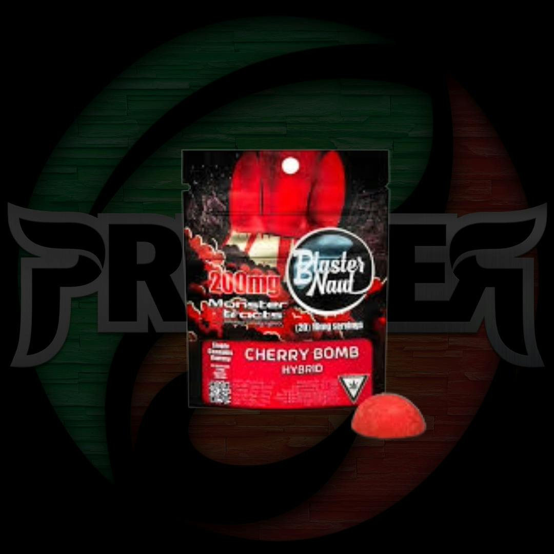 Monster Blaster Naut Gummies 200mg Cherry Bomb