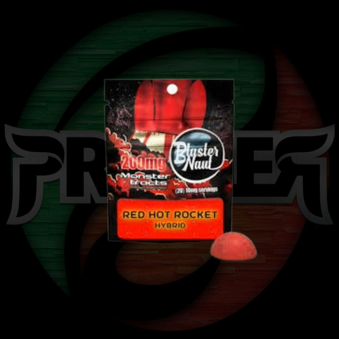 Monster Blaster Naut Gummies 200mg Red Hot Rocket