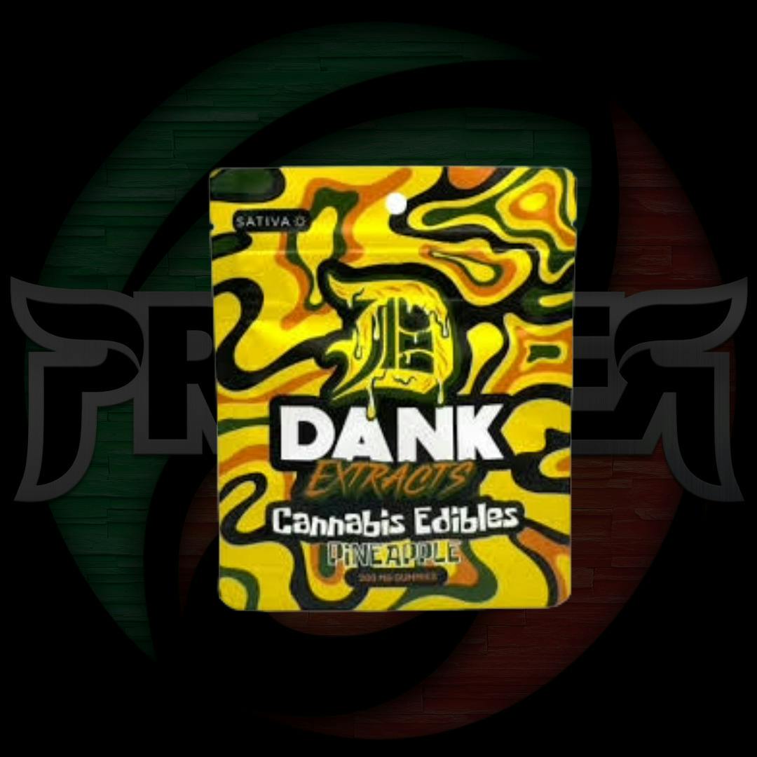 Dank Gummies 200mg Pineapple