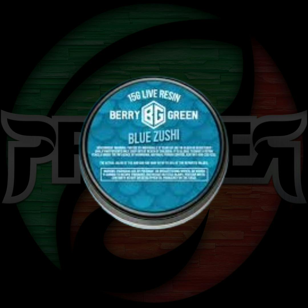 Berry Green Live Resin 15g Blue Sushi