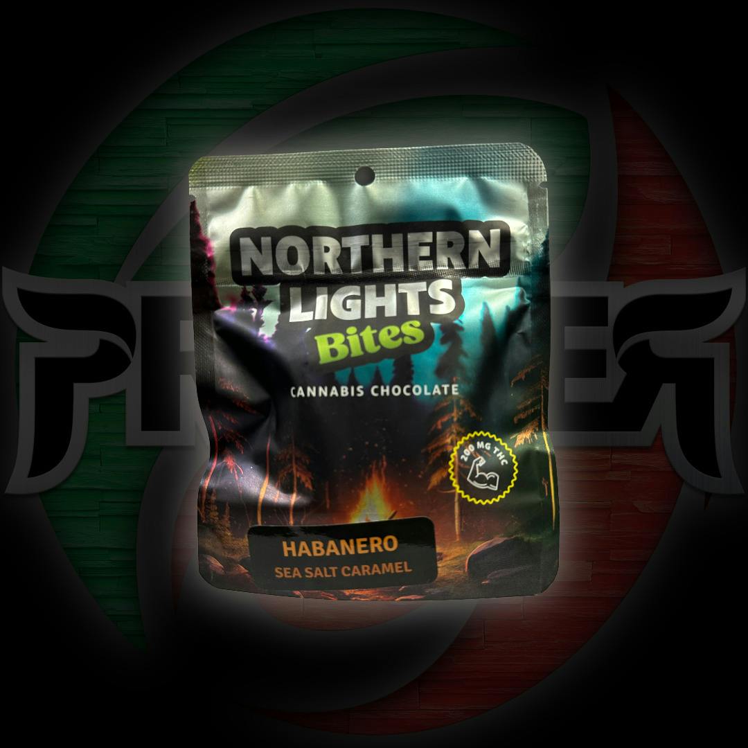 Northern Lights Bites 200mg 4pk Habanero Sea Salt Caramel