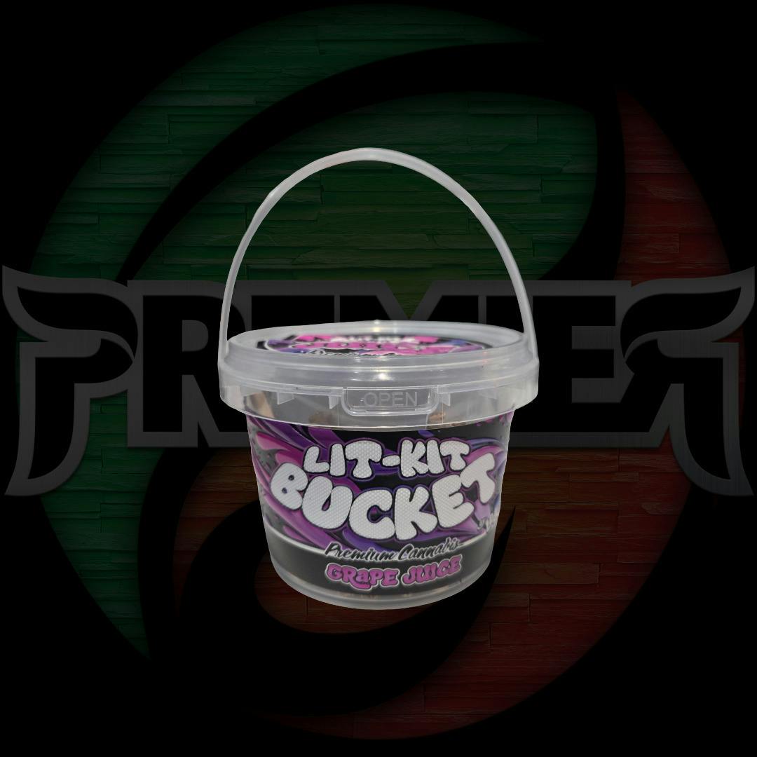 Lit-Kit Bucket 36pk .5g Pre-Rolls Grape Juice