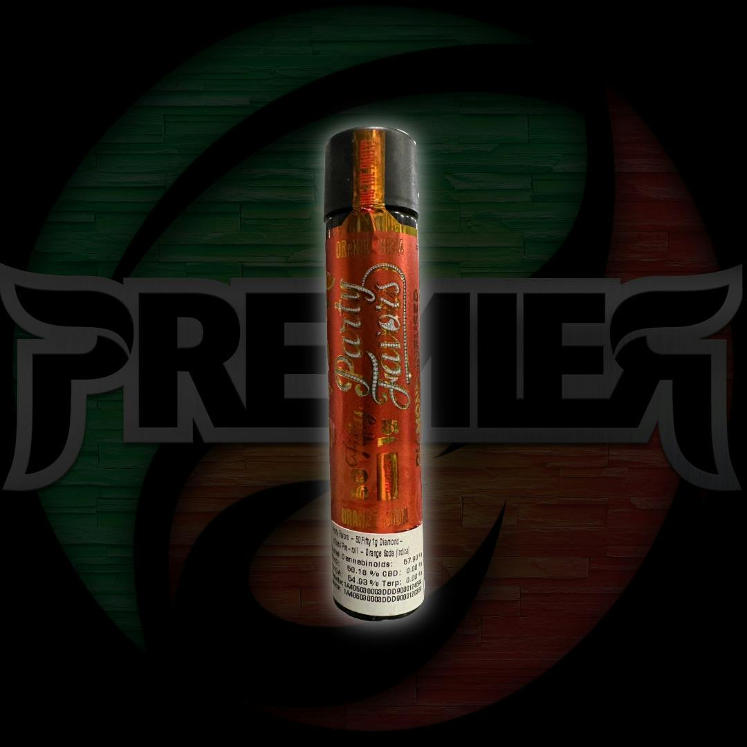 50Fifty Diamond Infused Pre-Roll 1g Orange Soda