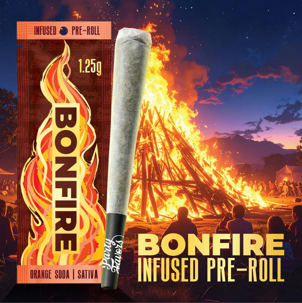 Bonfire Infused Pre-Roll 1.25g Orange Soda cannabis product