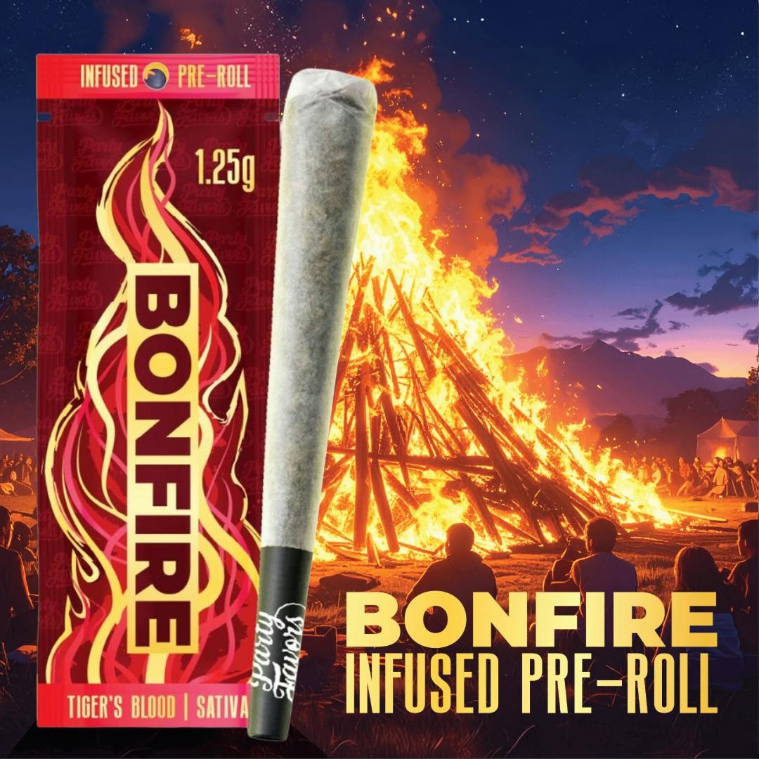 Bonfire Infused Pre-Roll 1.25g Tiger's Blood cannabis product