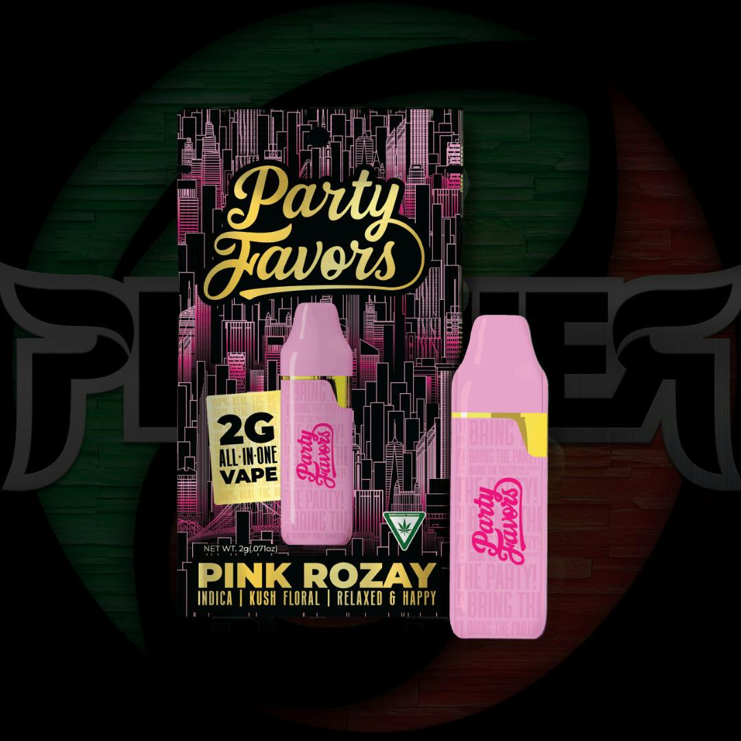 Party Favors Disposable 2g Pink Rozay