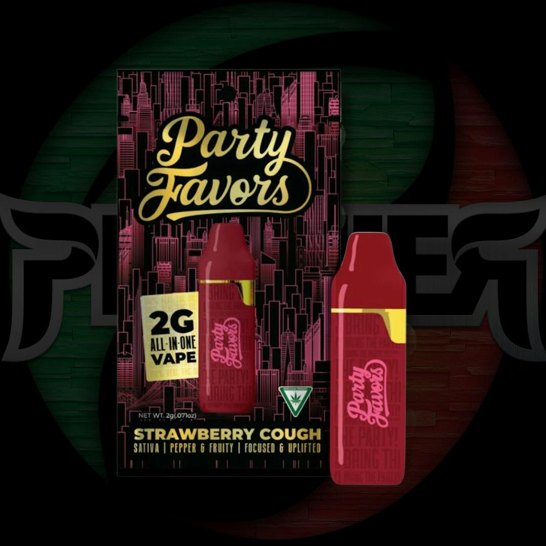 Party Favors Disposable 2g Strawberry Cough