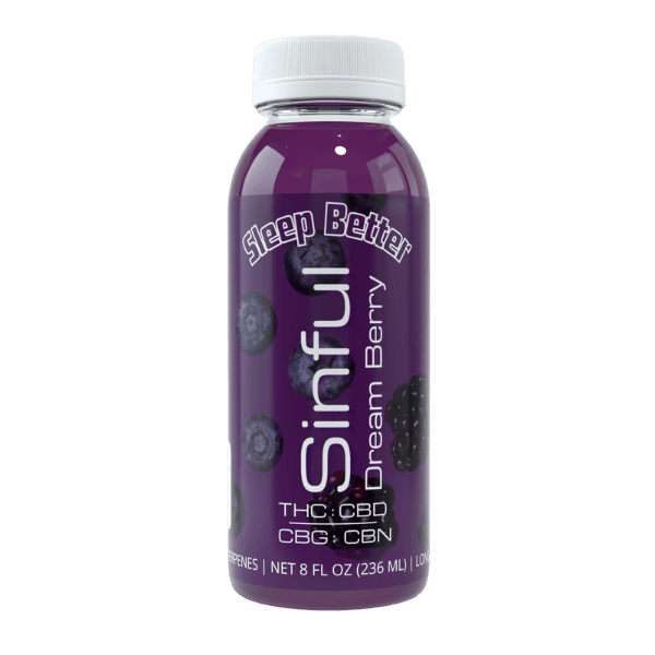 Sinful: Sleep Better - 8oz Drink - Dream Berry