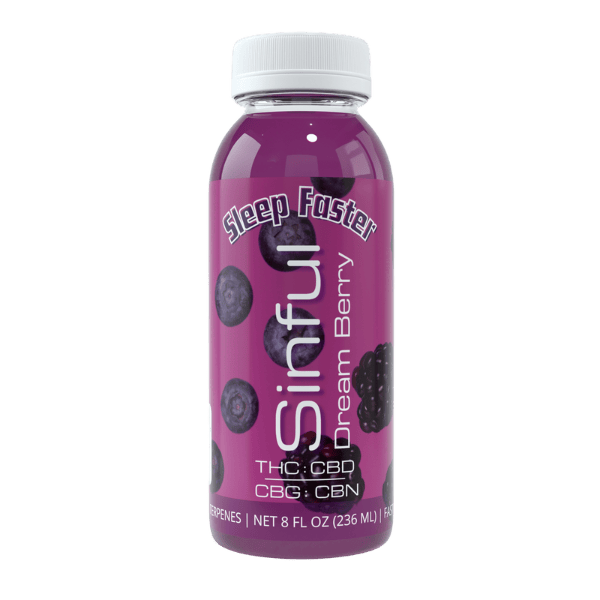 Sinful: Sleep Faster - 8oz Drink - Dream Berry at Big Mountain Botanicals