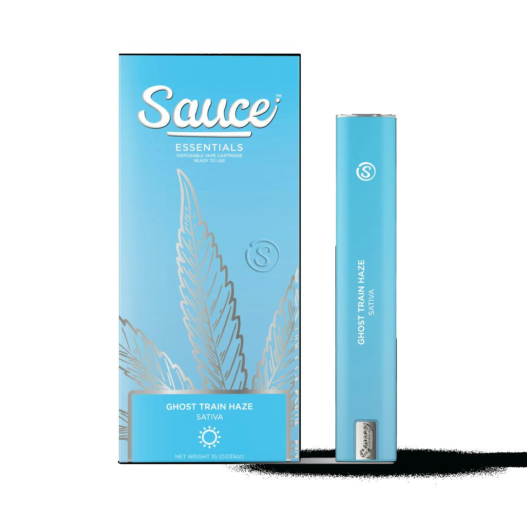 Sauce Essentials Ghost Train Haze (S) Live Resin Disposable Vape
