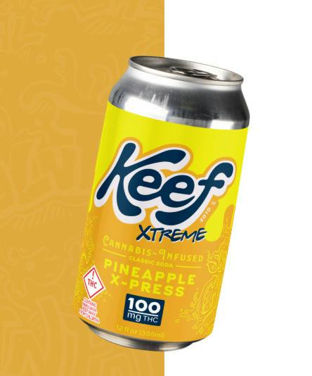 Keef Pineapple X-Press (H) Xtreme Soda 100mg
