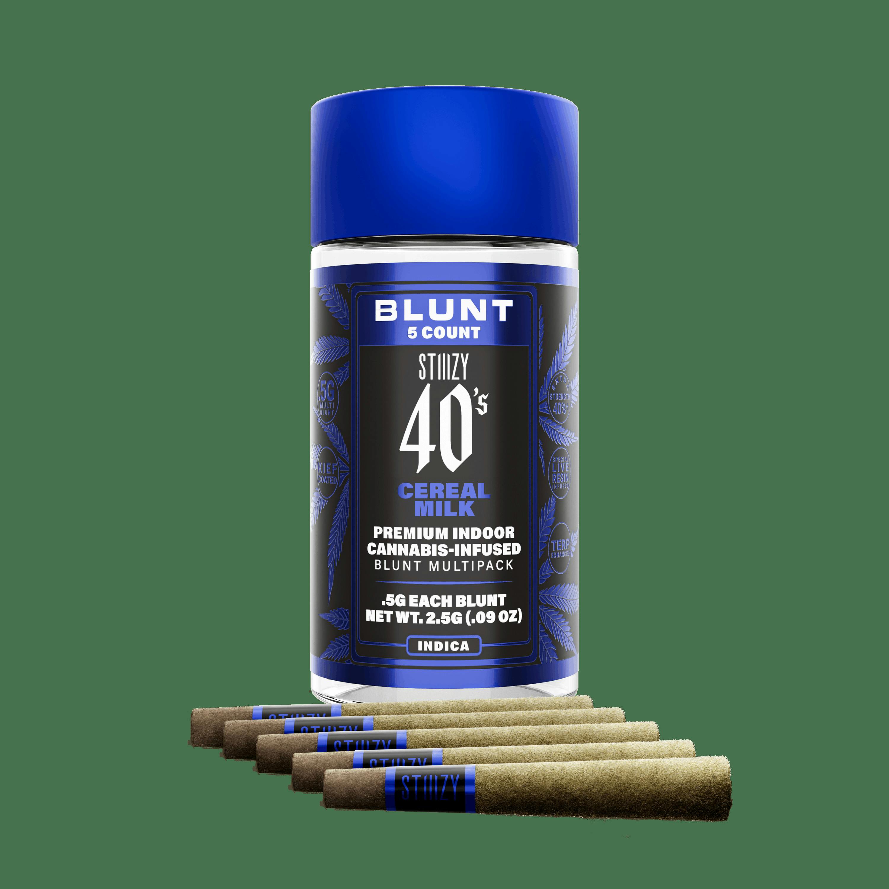 STIIIZY 40's Cereal Milk (H) Infused Blunt Multipack 0.5g 4pk