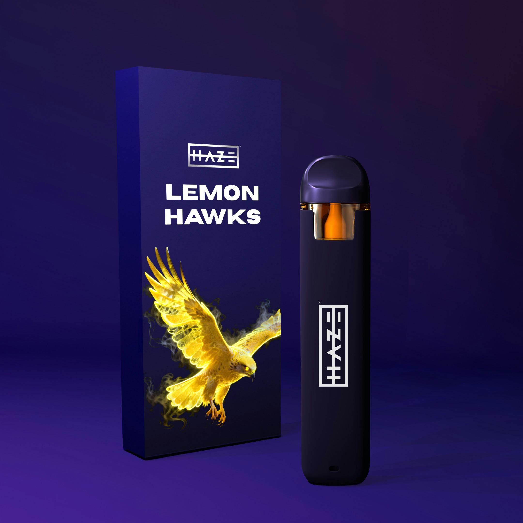 HAZE Lemon Hawks (H) Live Resin Disposable Vape