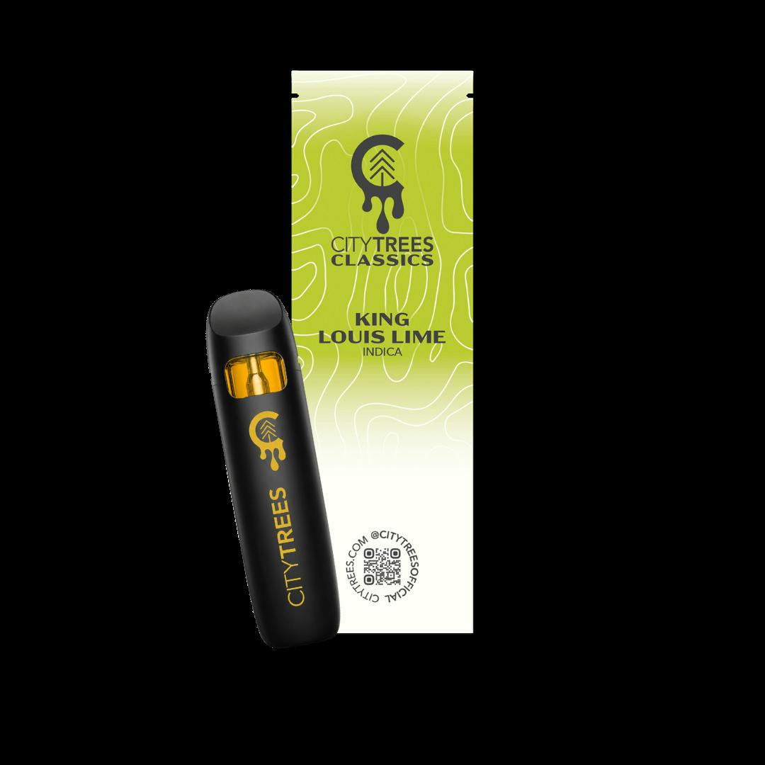 City Trees King Louis Lime (I) Disposable Vape