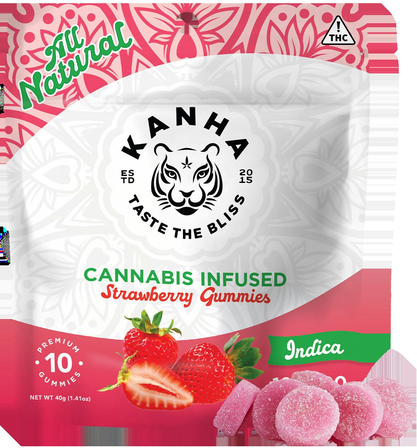 Kanha Classic Strawberry (I) Gummies 10mg 10pk