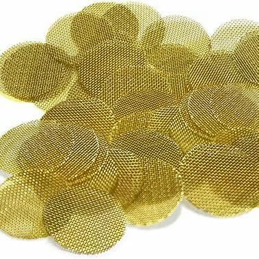 PIPE SCREENS | BRASS | 5/PK at Toke Lane Cannabis Dispensary - Trenton