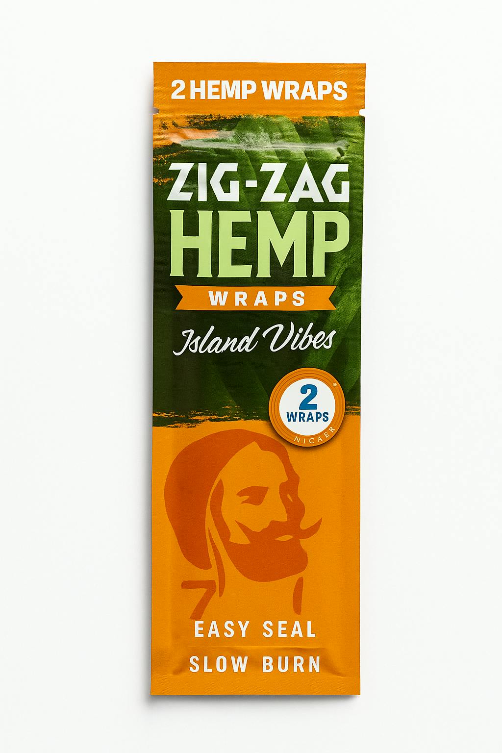 ZIG ZAG HEMP WRAPS | ISLAND VIBES | 2/PK at Toke Lane Cannabis Dispensary - Trenton