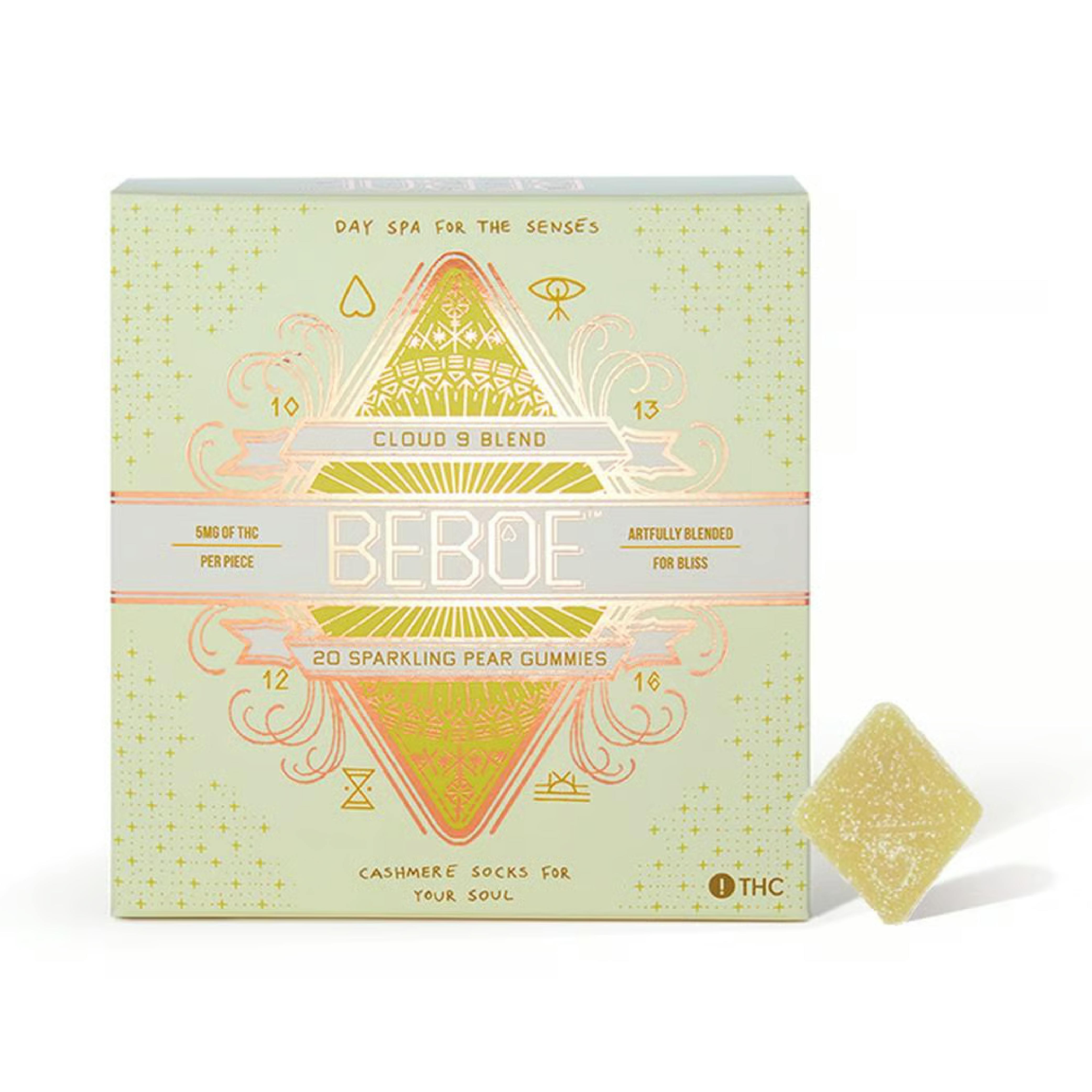 Beboe | Sparkling Pear | Edibles | Gummies | 200mg - (1:1 THC:CBG) at Toke Lane Cannabis Dispensary - Trenton