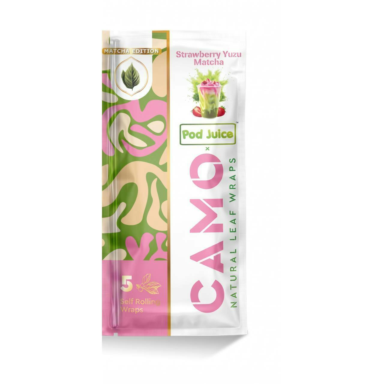 Camo Wraps | Strawberry Yuzu Matcha at Toke Lane Cannabis Dispensary - Trenton