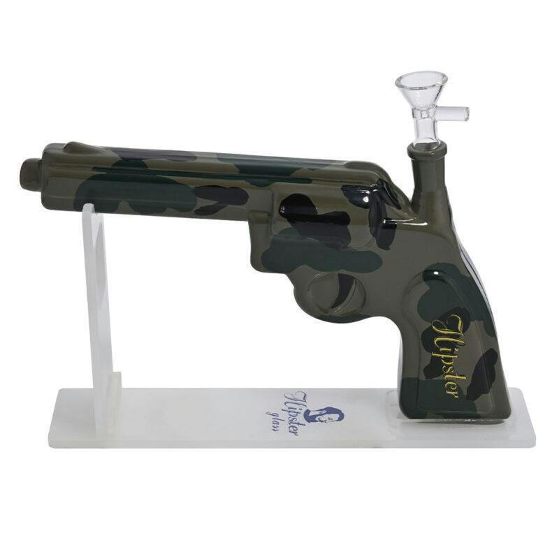 Hipster | Pistol | Glass Water Pipe