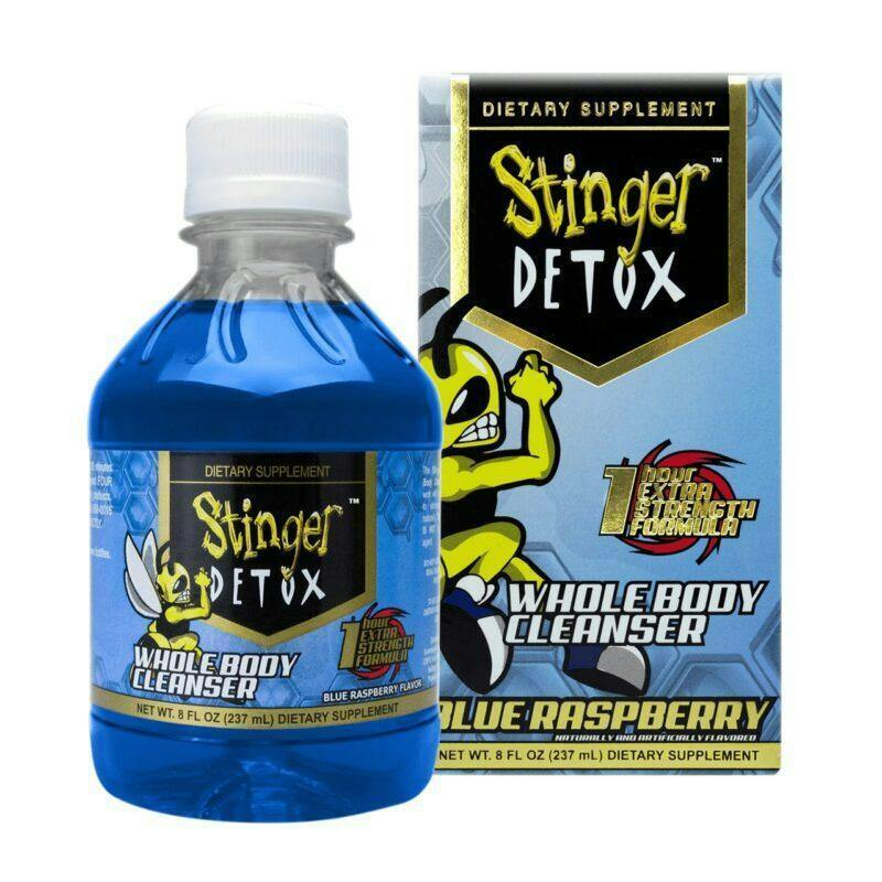 Stinger Detox | Blue Raspberry | Whole Body 1 Hour Clenser | 8oz