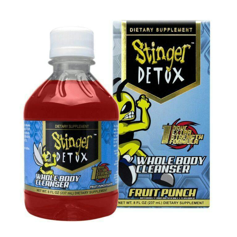 Stinger Detox | Fruit Punch | Whole Body 1 Hour Cleanser | 8 Oz