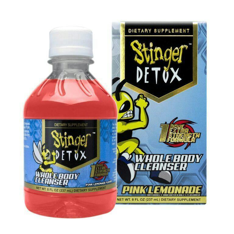 Stinger Detox | Pink Lemonade | Whole Body 1 Hour Cleanser | 8 Oz