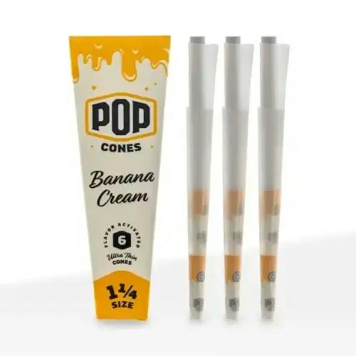 Pop Cones - Banana Cream (1.25" 6 pack) ULTRA THIN